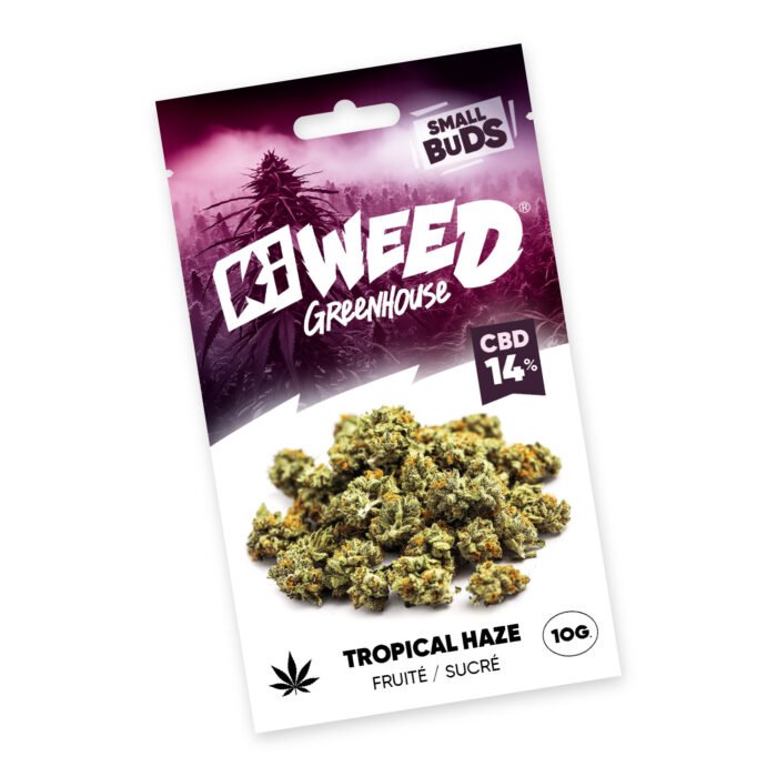 TROPICAL HAZE Small Buds CBD 14% Greenhouse (10 pochettes)