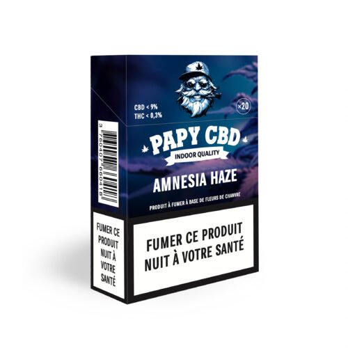 Cigarettes CBD Amnesia Haze vendues en cartouches de 10 paquets