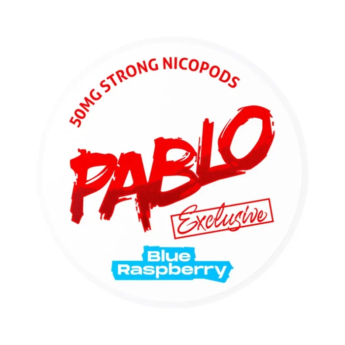 Boite de 20 sachets de SNUS PABLO Exclusive Blue Raspberry