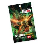 Pochette doypack contenant 5 gr. de small Buds CBD NITRO super puissantes, enrichies en cannabinoïdes